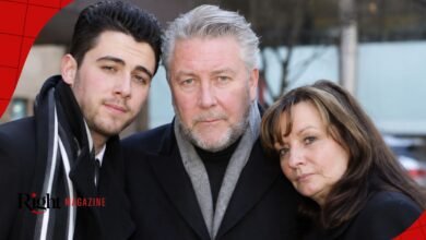 Tommy Walsh with his Wife And Son Jonjo Walsh